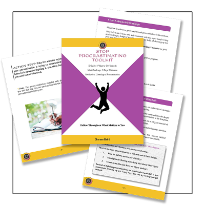 shereen baird Stop Procrastinating Toolkit